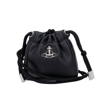 VIVIENNE WESTWOOD バイオグリーン グレイン ヒラリー マイクロ バケット ポーチバッグ 153690123 [P]