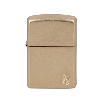 ZIPO Armored Tumbled Brass Frame Lighter 153898123