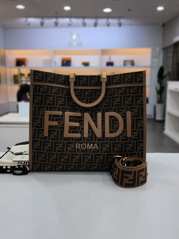 Fendi FF Jacquard Tote Bag 8BH372 153986439