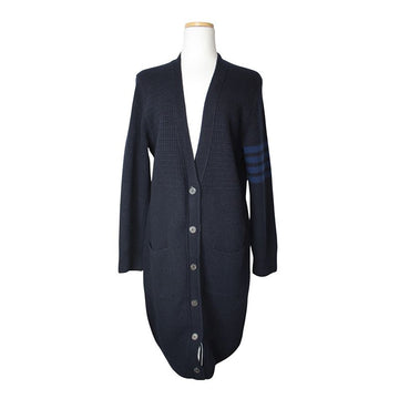 Thom Browne Midnight Blue Wool Cashmere Long Cardigan 66 154007484