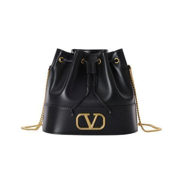 Valentino Mini Chain Bucket Shoulder Bag with V Logo 153897993 [P]
