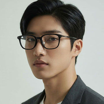 Zegna Eyeglass Frame EZ5277 D 001 Asian Fit Luxury Black Square Acetate Unisex 154022046