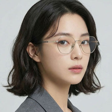 Zegna Glasses Frame 032 Gold Metal Luxury Daily Unisex 154022047