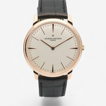 VACHERON CONSTANTIN Patrimony 81180 Herrenarmbanduhr 40mm Roségold Leder Handaufzug 154022920