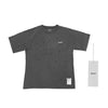 SATISFY Kurzarm T-Shirt Moscheck Aged Black 154025152 [P]
