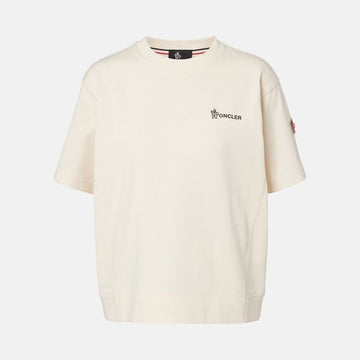 Moncler Cotton T-Shirt with Logo White 8C00010 89AZ9 034 153493859