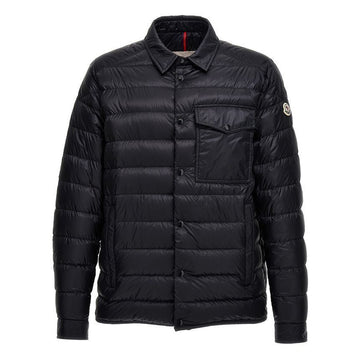 MONCLER 24SS TENIBRES Logo-Patch Daunenjacke Schwarz 1A000 23 53279 999 76271495