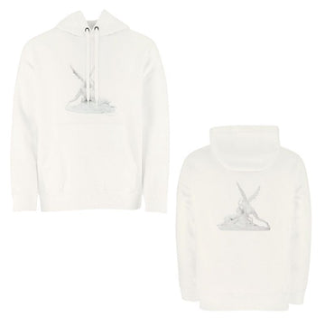 Burberry Men's Hoodie with Cupid Print White 8024368 A1464 Authentic 100% 150309016