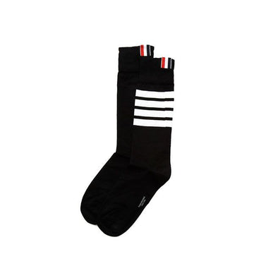 Thom Browne Mid Socks Black Diagonal 26SS FAS020B 01690 001 154025683