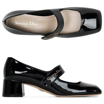 Dior Black Patent Leather Mary Jane Pumps 154025753