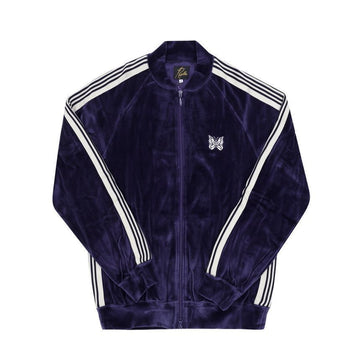 NEEDLES Velours-Rippkragen-Tracksuitjacke für Herren 153897501 [P]