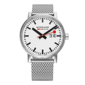 MONDAINE Railway Evo2 Mesh Band Men's Metal Watch MSE.40210.SM 40184668