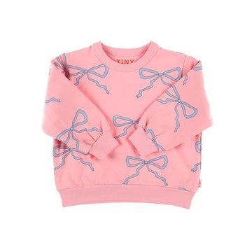 TINY COTTONS ボウリボン キッズスウェットシャツ AW24-062 P17 115029741