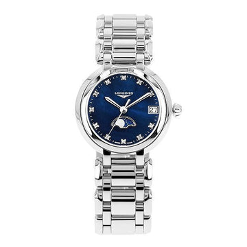 LONGINES L8.115.4.98.6 プリマルナ ムーンフェイズ レディース メタルウォッチ 146829499