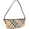 Burberry Check Baguette Mini Sand Shoulder Bag 8095296 150720965 [P]