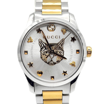 GUCCI G タイムレス ゴールド コンビ ウォッチ (126.5) L913970 154028787