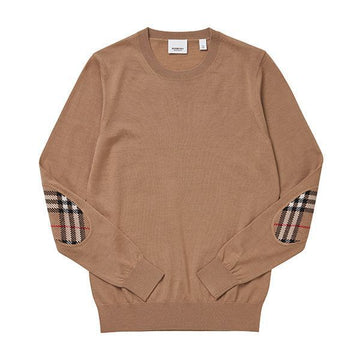 Burberry Check Elbow Patch Women's Knit 144731905