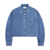 CELINE Trio-Patch-Pocket-Cropped-Jeanshemd 153891622 [P]