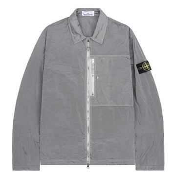 STONE ISLAND ナイロンメタルエコニールレギュラーフィットオーバーシャツ 153891630