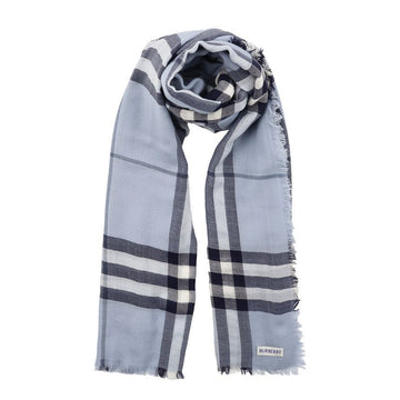 BURBERRY チェックウールスカーフ 154030528