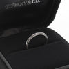 TIFFANY & CO Platin 3MM Millegrain Ring Größe 8 154031380 [P]