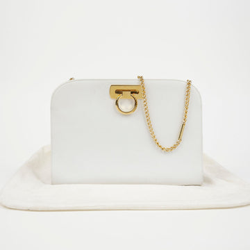 Salvatore Ferragamo Gancini Chain Shoulder Bag 21 0587 153792543