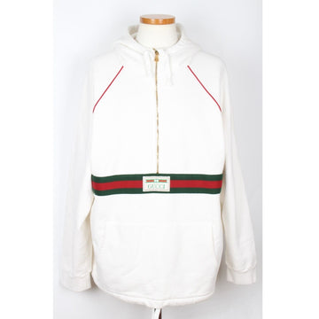 GUCCI スウェットシャツ アノラック ホワイト L 154035422