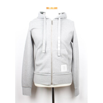 Thom Browne Gray Hooded Zip-Up M 154035769