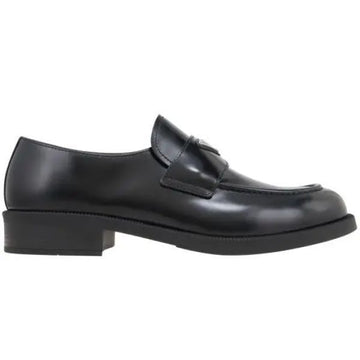 Prada Triangle Logo Brushed Leather Loafers 2DE145 055 F0002 115542144