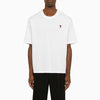 AMI Men's Heart Logo Oversized T-Shirt BFUTS005 726 100 76584323 [P]