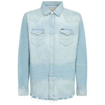 Polo Ralph Lauren Distressed Denim Western Shirt 151531149