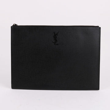 Saint Laurent Black Logo Large Clutch Bag 534680 154054608