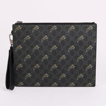 Gucci Tiger Pattern Strap Medium Clutch Bag 575136 154054931