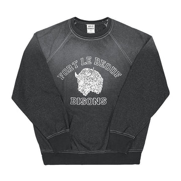 WILD DONKEY Sweatshirt in verblasstem Schwarz 151112576