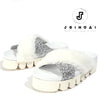 JOSHUA SANDERS 10131F WHITE FUR Sandalen 154067617 [P]