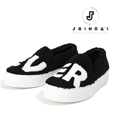 JOSHUA SANDERS EVER BLACK レディース スリッポン 154067628