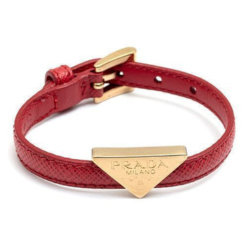 PRADA サフィアーノ三角ロゴブレスレット 28087780
