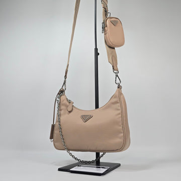 PRADA Tesuto Re-Edition Ketten Crossbody Tasche Hobo Tasche Schultertasche 120813619