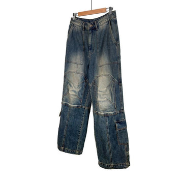 JUUN.J Herren Pocket Flare Washed Cargo Denim Hose Blau 154068799
