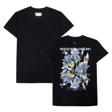 Wooyoungmi Flower Back Logo Women's Short Sleeve T-Shirt 154066927