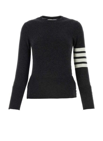 THOM BROWNE Klassischer Cashmere 4-Bar Pullover Knit 151102754