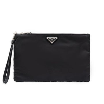 PRADA ナイロンとサフィアーノレザーのポーチ 41770884