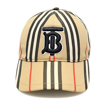 Burberry Icon Stripe Pattern Monogram Motif Baseball Cap S / 80269241 154072353