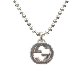 Gucci 925 Silver Interlocking Necklace 154074541