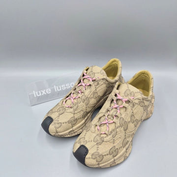Gucci Run Women's Sneakers Beige Ebony Leather 725612 154075926