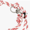 OUR LEGACY Radon Boot Rope Alarm Stripe Polyester Halskette A2258BAS 144730452 [P]