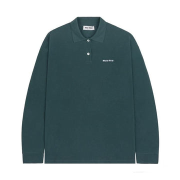 Miu Miu Cotton Pique Polo Shirt 153891609