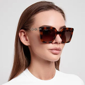 SALVATORE FERRAGAMO Sonnenbrille SF1041S 238 Luxus Havanna Übergröße 139988700