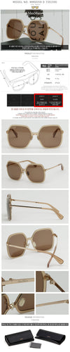 MaxMara Oversized Sunglasses MM0059D 72E Brown 78473596 [P]
