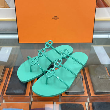 Hermes Mykonos Sandals Green H261179 154122168